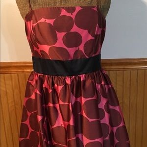 Juicy Couture silk bubble hem fruit dress 8